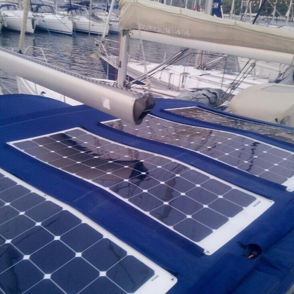 ACOPower 110w 12v Flexible Thin lightweight ETFE Solar Panel with