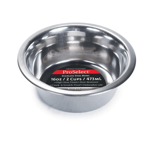16oz Heavy Stainless Steel Dish with Mirror Finish