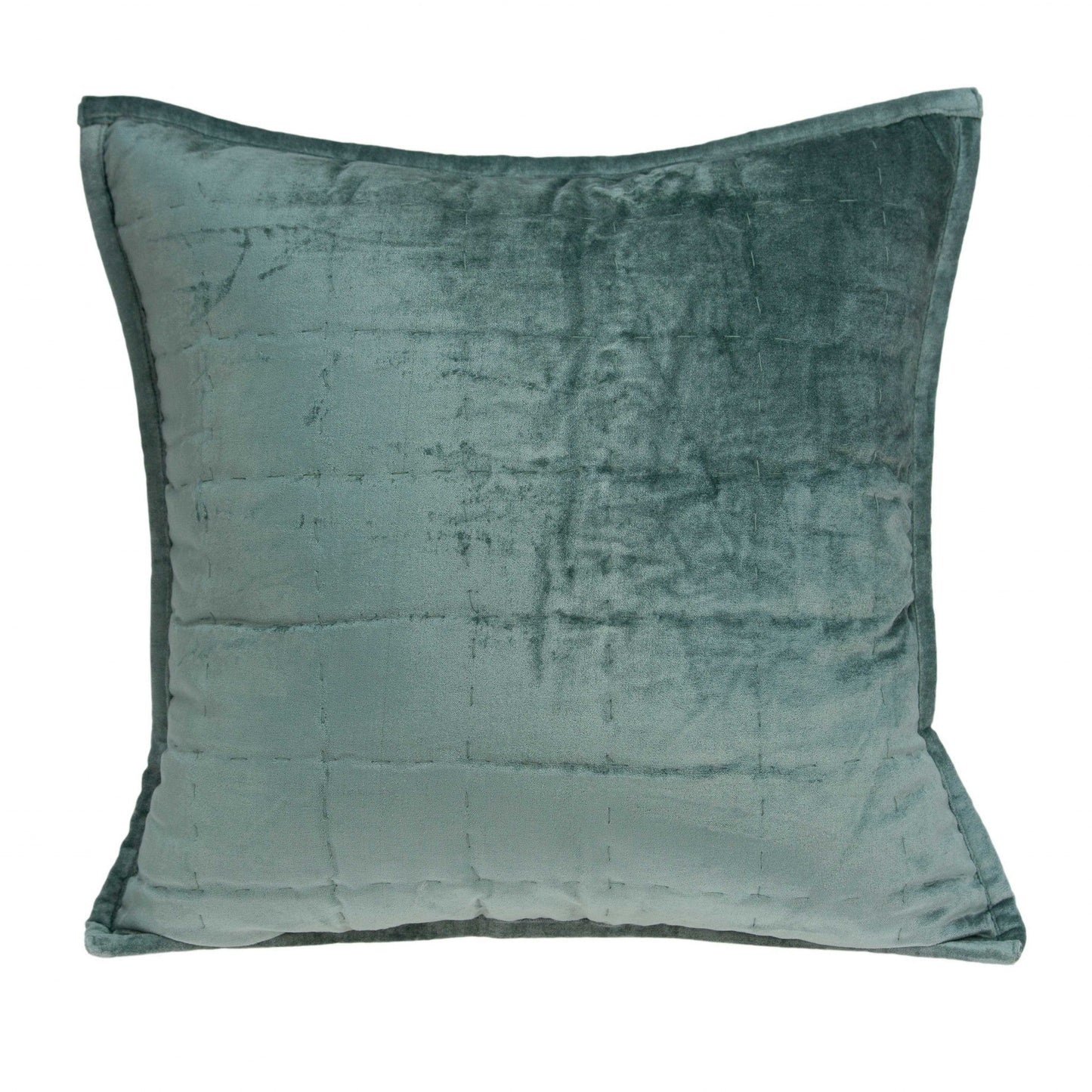 20inches x 7inches x 20inches Transitional Sea Foam Solid Quilted