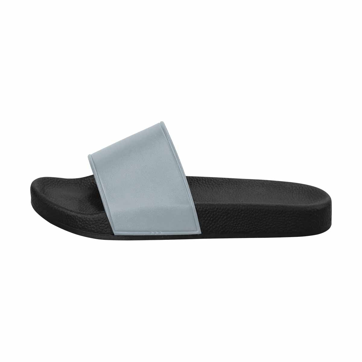 Womens Slide Sandals, Misty Blue Gray