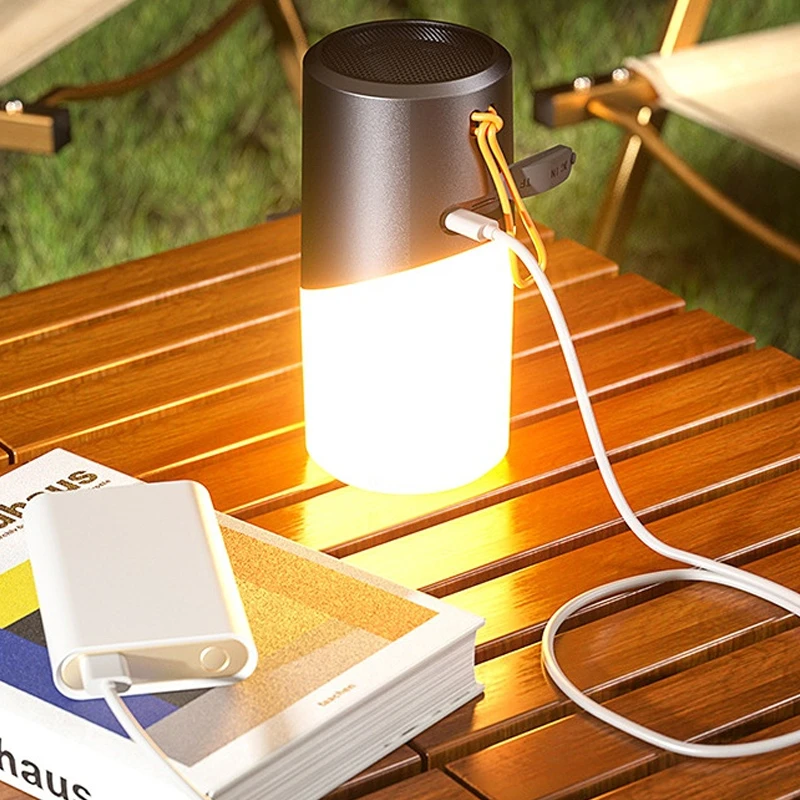 Waterproof Portable Wireless Bluetooth Speaker with RGB Light
