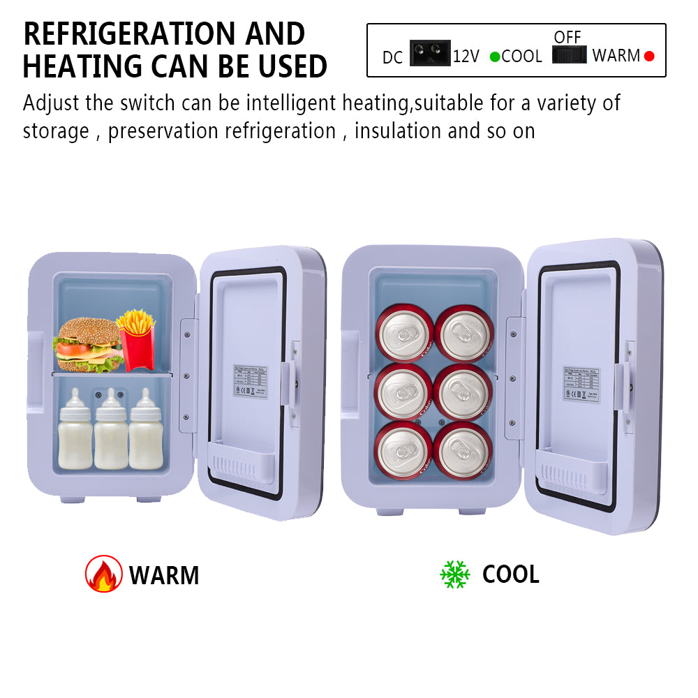 6L Electric Mini Portable Car Fridge Cooler & Warmer