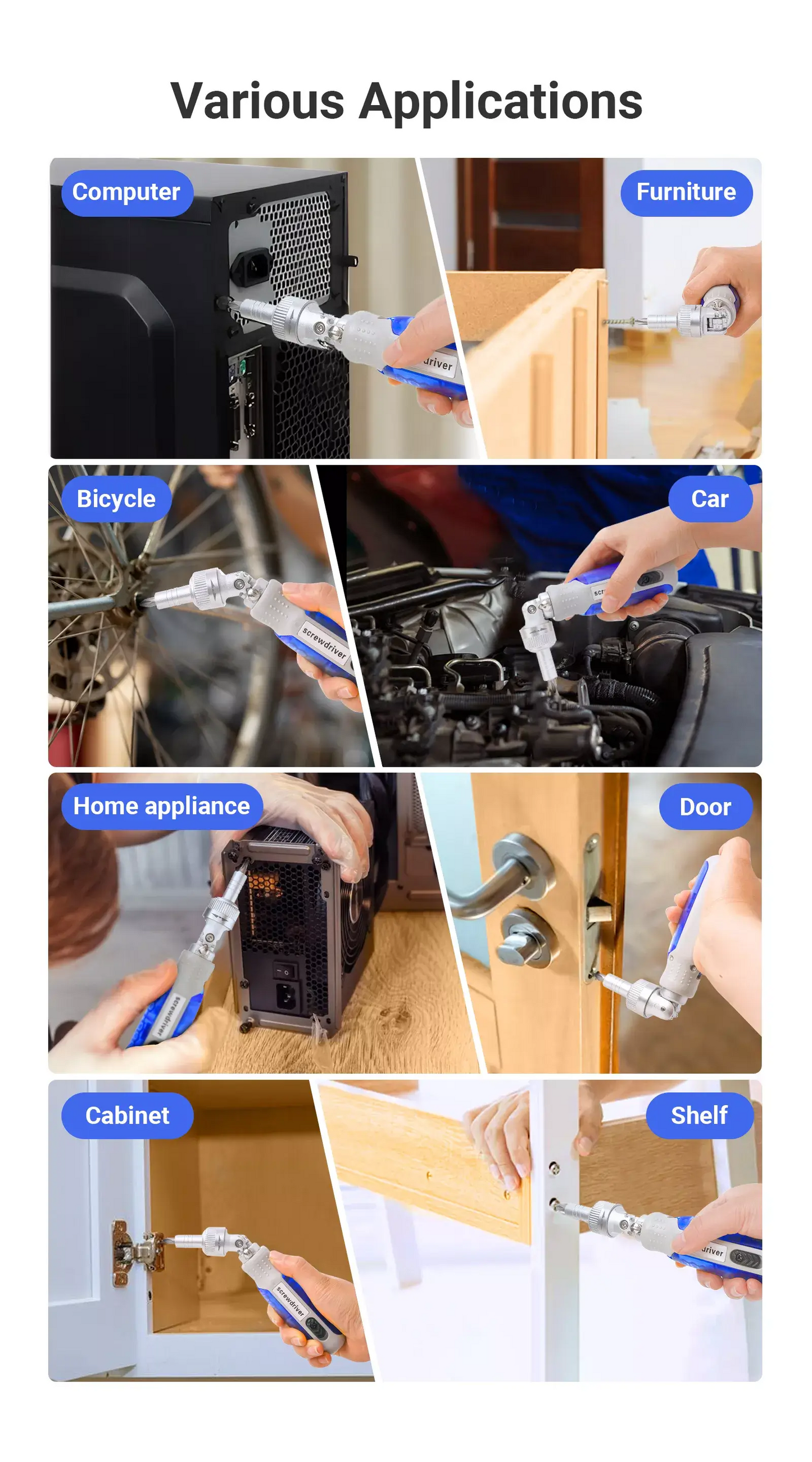 14-in-1 Multi-Bit Magnetic Ratchet Screwdriver Set