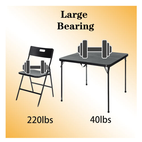 5 Pieces Folding Table and Chair Set
