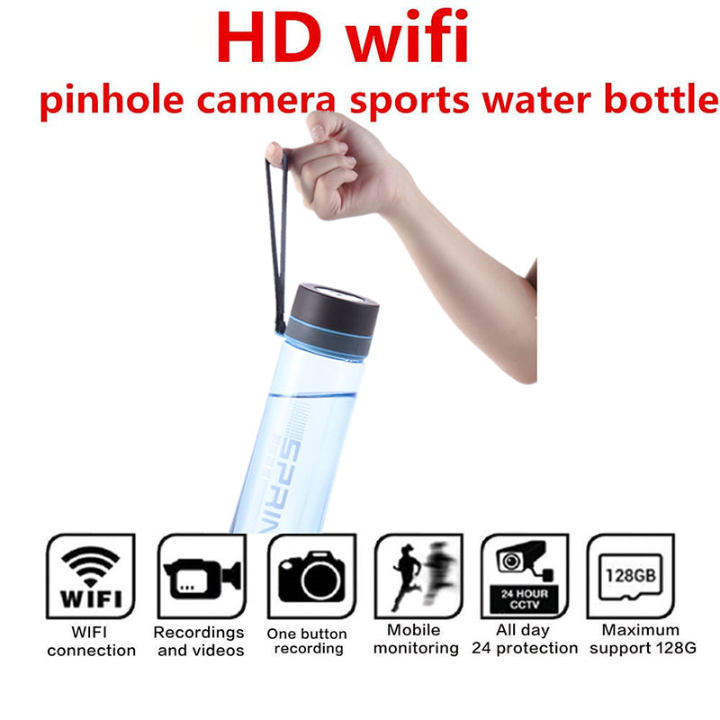 Water Bottle Camera 1080P Full HD Camera with Wifi Water Cup Camera