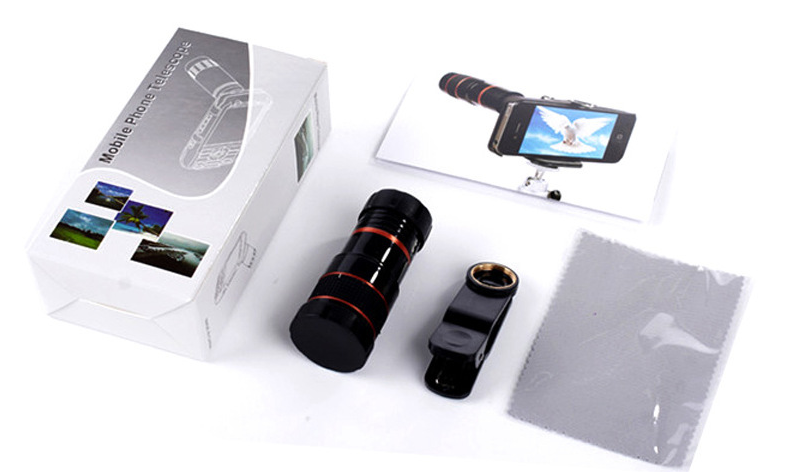 ,Mobile Phone Universal 8X8 Optical Zoom Telescope