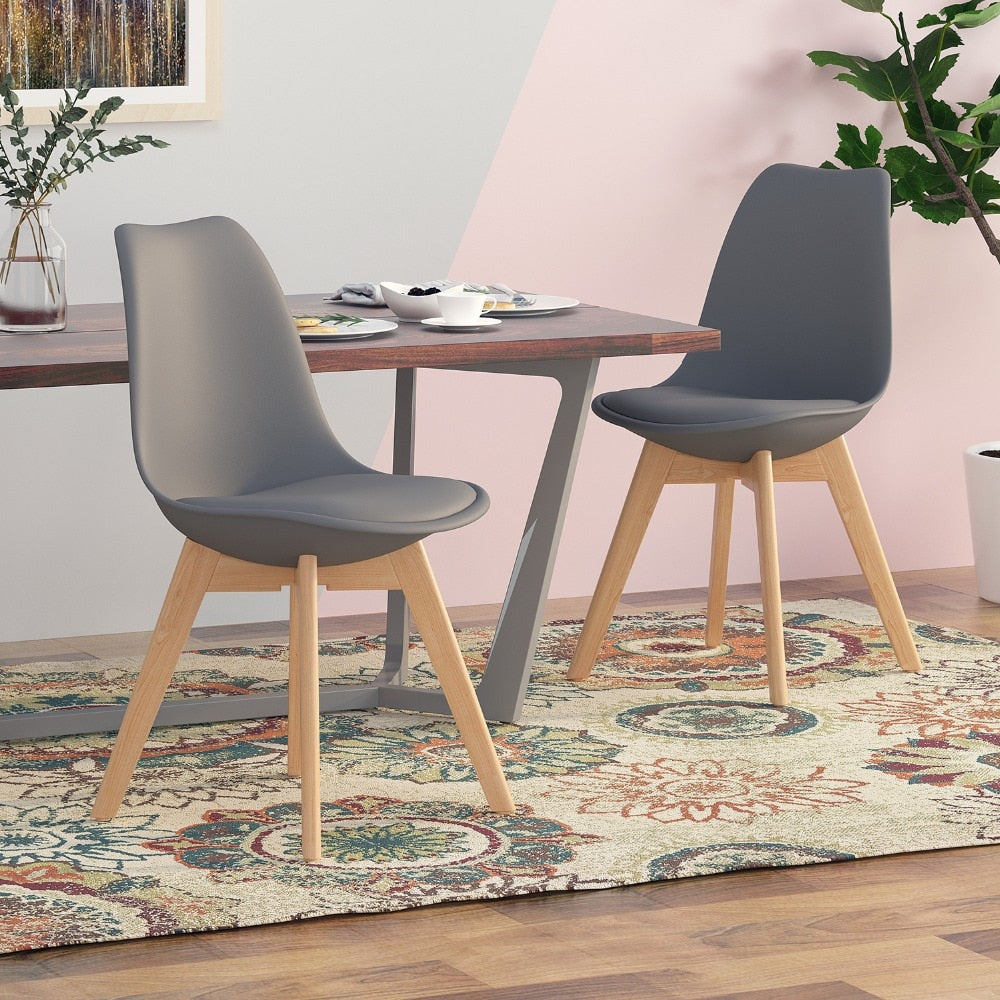 2882Home™ Mid-Century Modern Dining Chair DAW Shell - 4PCS/SET