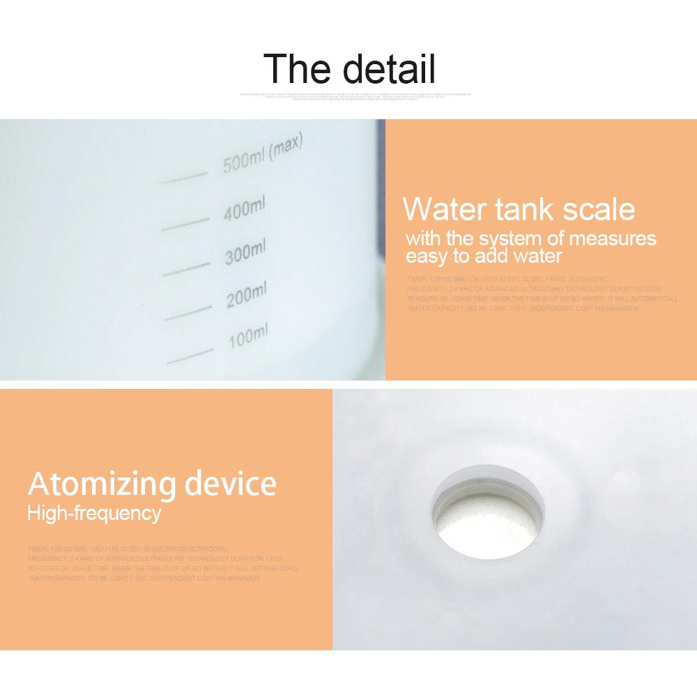500ml Electric Aromatherapy Essential Oil Aroma Diffuser One Mist