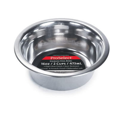 16oz Heavy Stainless Steel Dish with Mirror Finish