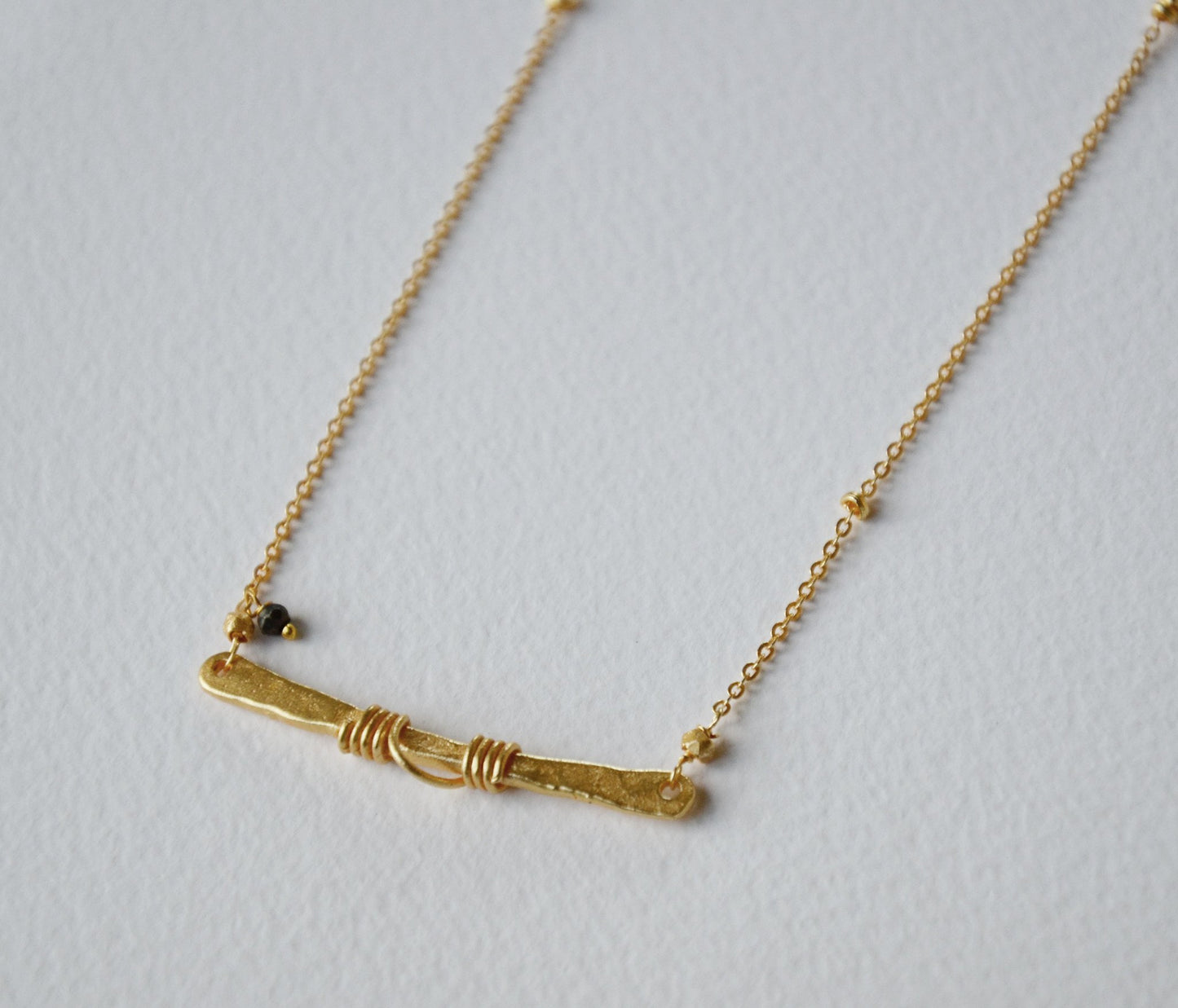 Wholesale : 3 Bar and Wire Wrap Pendant:  CLEARANCE SALE