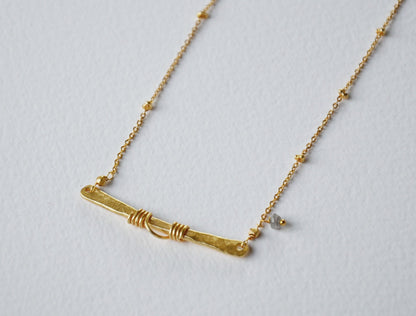 Wholesale : 3 Bar and Wire Wrap Pendant:  CLEARANCE SALE