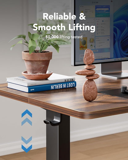 48" X 24" Electric Standing Desk Adjustable Height, 4 Memory Height