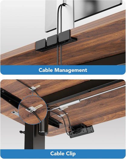 48" X 24" Electric Standing Desk Adjustable Height, 4 Memory Height