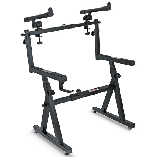 5Core 2 Tier Keyboard Stand Z Style Adjustable Heavy Duty Electric