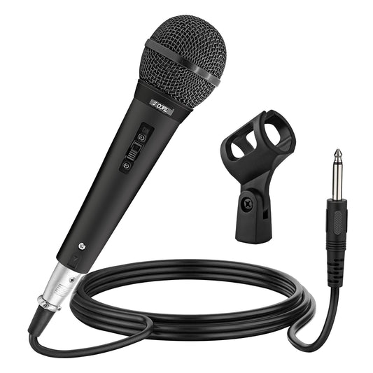 5Core XLR Microphone Dynamic Mic Karaoke Singing Studio Mics Handheld