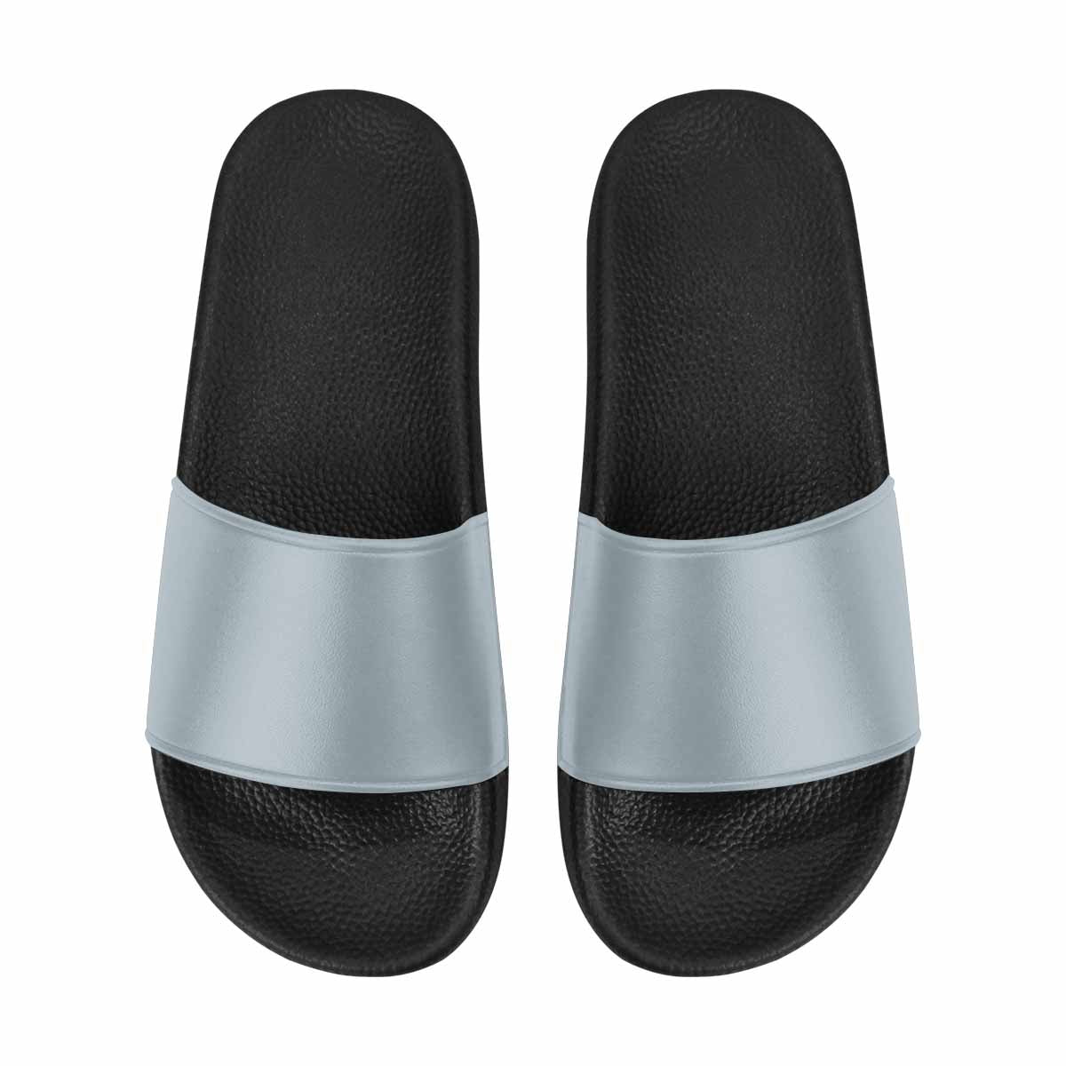 Womens Slide Sandals, Misty Blue Gray