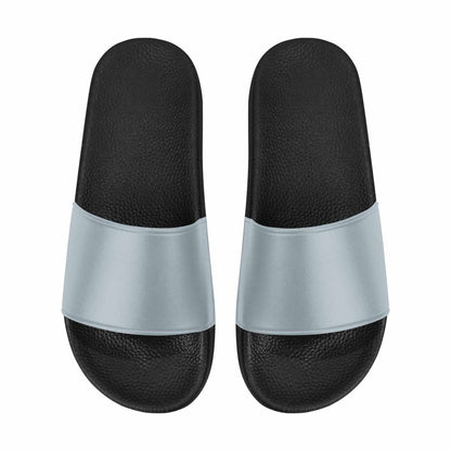 Womens Slide Sandals, Misty Blue Gray