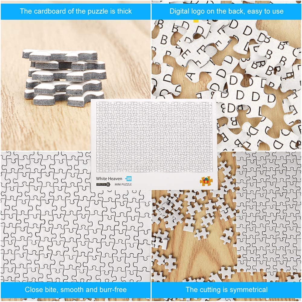 White Hell Puzzle for Adults Kids ,1000 Piece