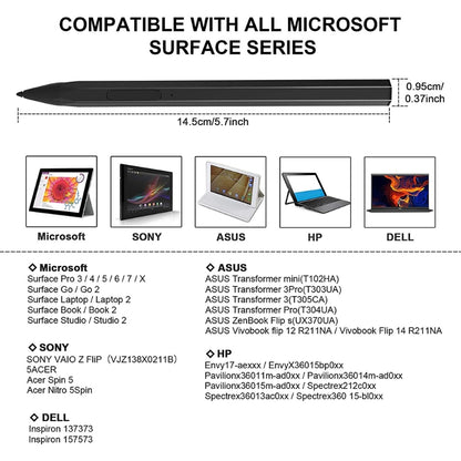 4096 Pressure Stylus Pen For Surface Pro 5 6 7 Go Book Laptop