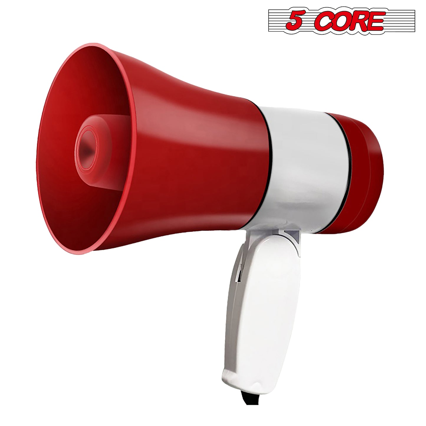 5 CORE Megaphone Handheld Bullhorn Loudspeaker Cheer Bull Horn Speaker