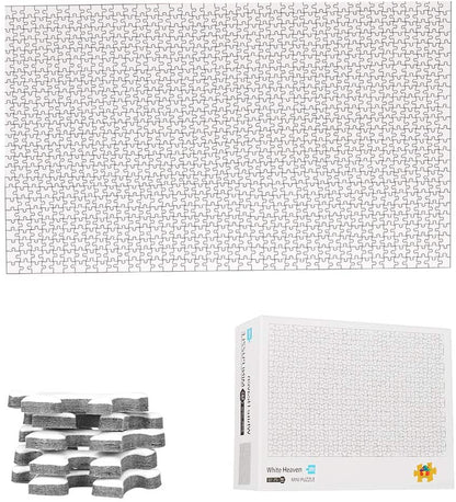 White Hell Puzzle for Adults Kids ,1000 Piece