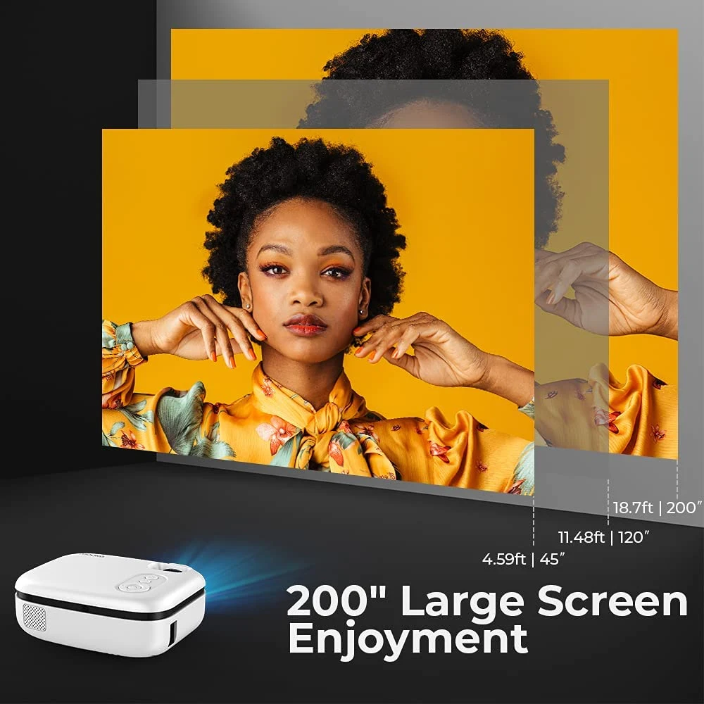 7500L HD 1080P Movie Home Theater WiFi Projector