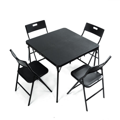 5 Pieces Folding Table and Chair Set