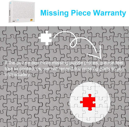 White Hell Puzzle for Adults Kids ,1000 Piece