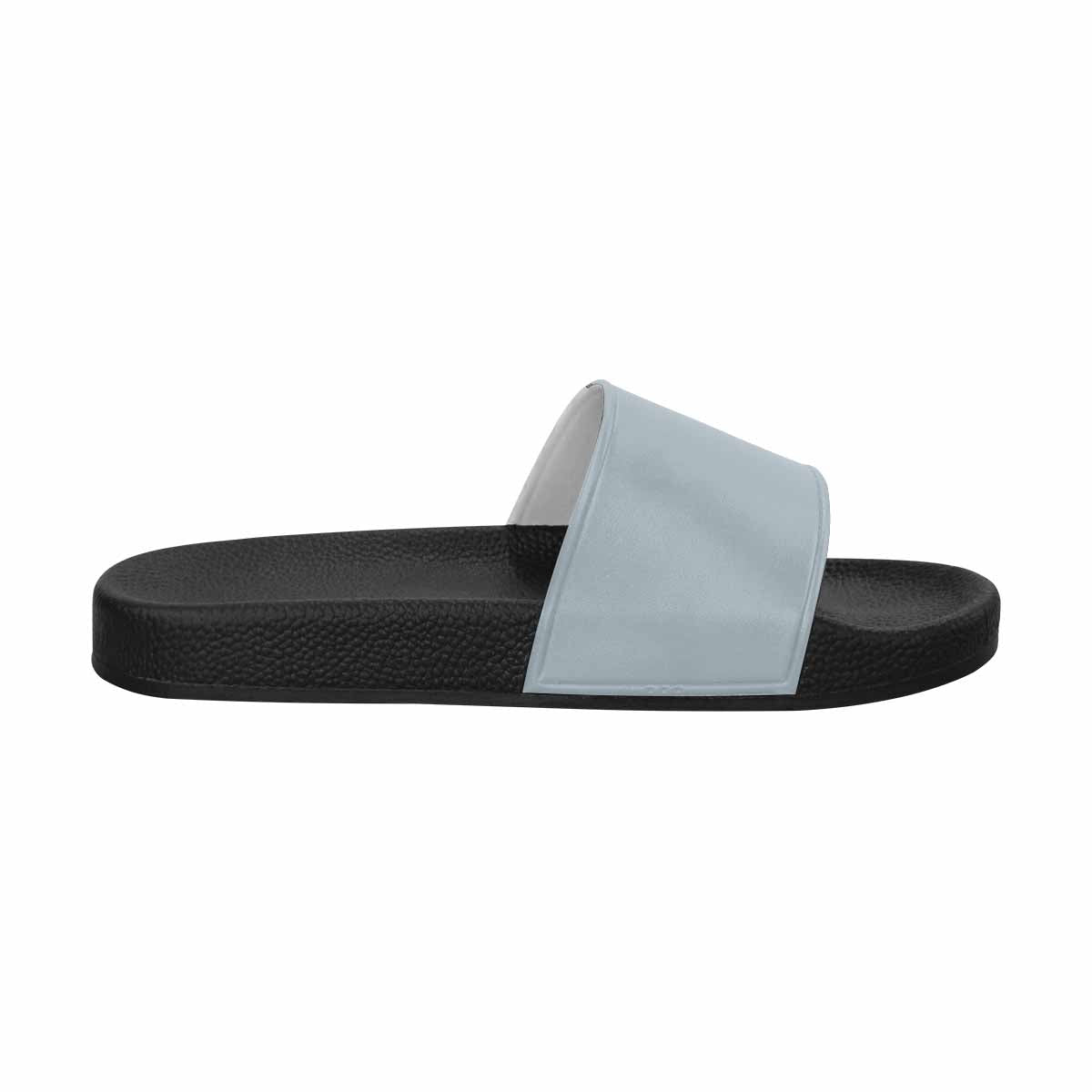 Womens Slide Sandals, Misty Blue Gray