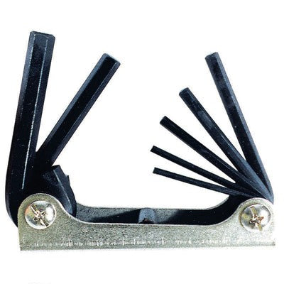7 Piece Folding SAE Hex Bit Set