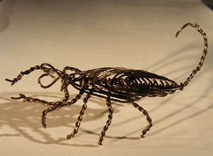 Wire Scorpion Figurine