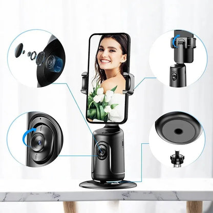360 Auto Face Tracking Gimbal AI Smart Gimbal Face Tracking Auto Phone