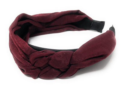 Wide Headband for Girls, Bohemian Braided Knot Headbands for Women, Vi