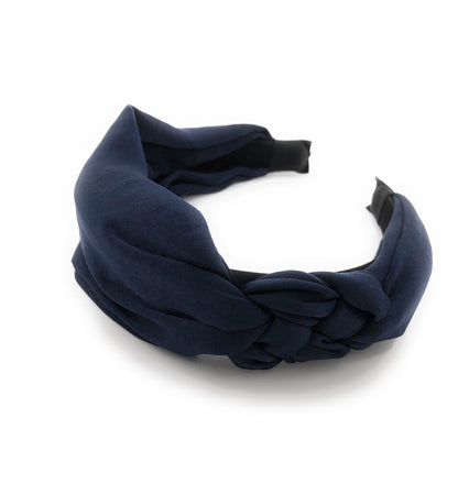 Wide Headband for Girls, Bohemian Braided Knot Headbands for Women, Vi