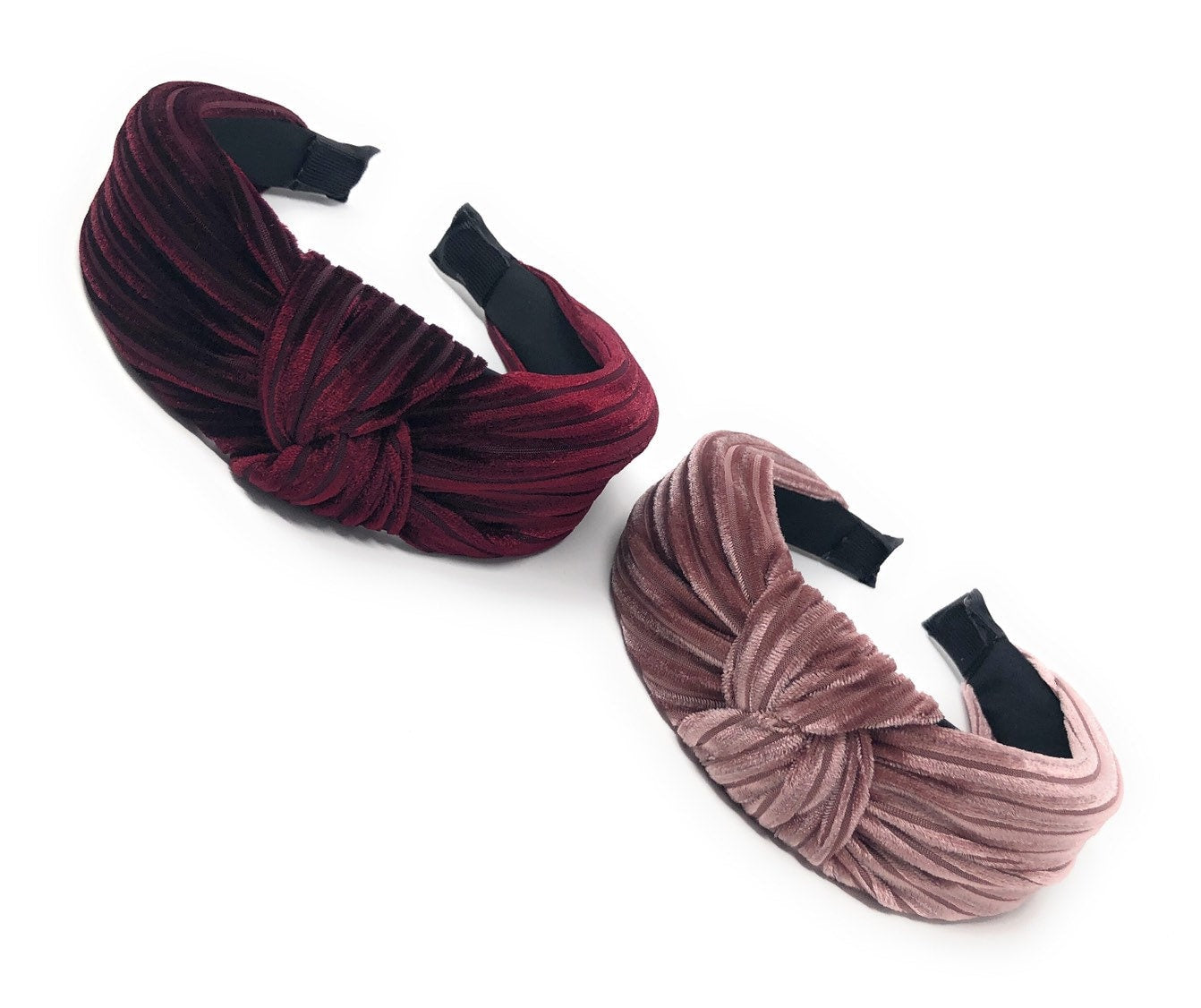 Wide Headband for Girls, Bohemian Turban Headbands, Retro Velvet Hairb