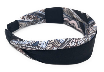 Wide Headband for Girls, Bohemian Braided Knot Headbands for Women, Vi