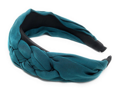 Wide Headband for Girls, Bohemian Braided Knot Headbands for Women,