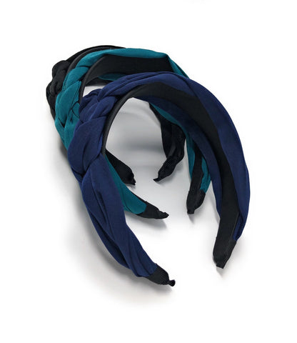 Wide Headband for Girls, Bohemian Braided Knot Headbands for Women,