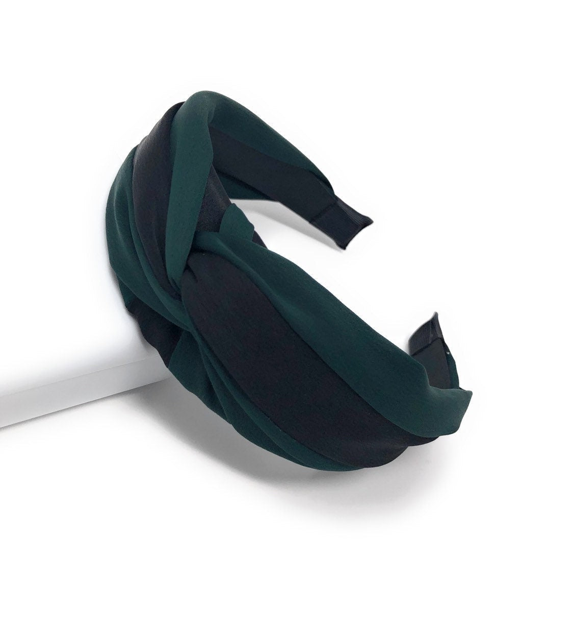 Wide Headband for Girls, Bohemian Turban Headbands, Retro Satin Hairba
