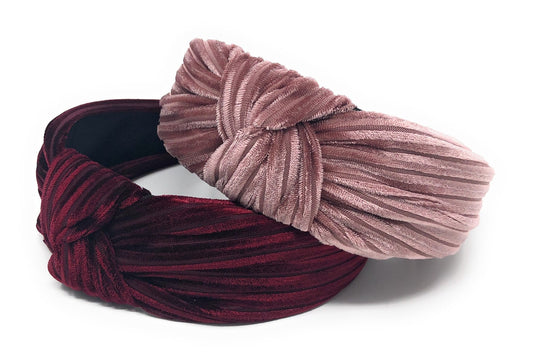 Wide Headband for Girls, Bohemian Turban Headbands, Retro Velvet Hairb