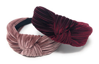 Wide Headband for Girls, Bohemian Turban Headbands, Retro Velvet Hairb