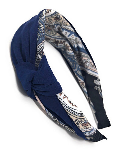 Wide Headband for Girls, Bohemian Braided Knot Headbands for Women, Vi