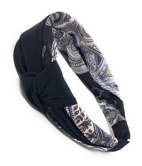Wide Headband for Girls, Bohemian Braided Knot Headbands for Women, Vi