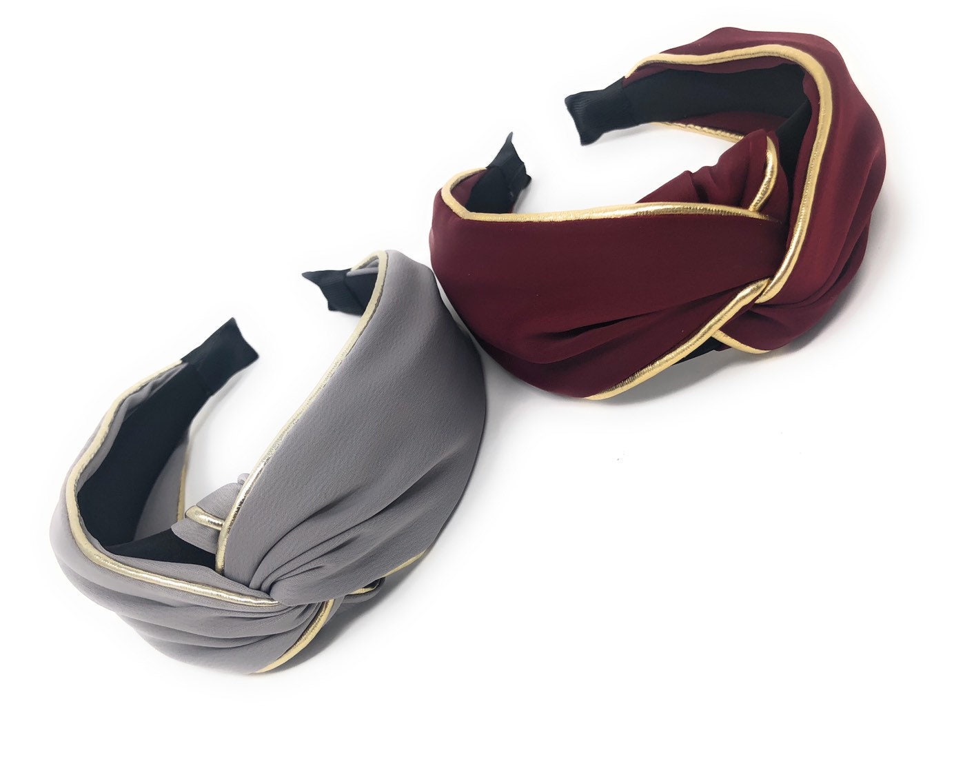 Wide Satin Headband for Girls, Bohemian Turban Retro Headbands, Twiste