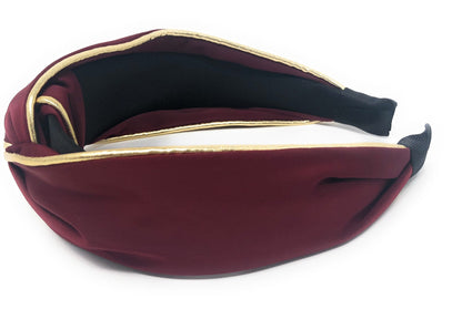 Wide Satin Headband for Girls, Bohemian Turban Retro Headbands, Twiste
