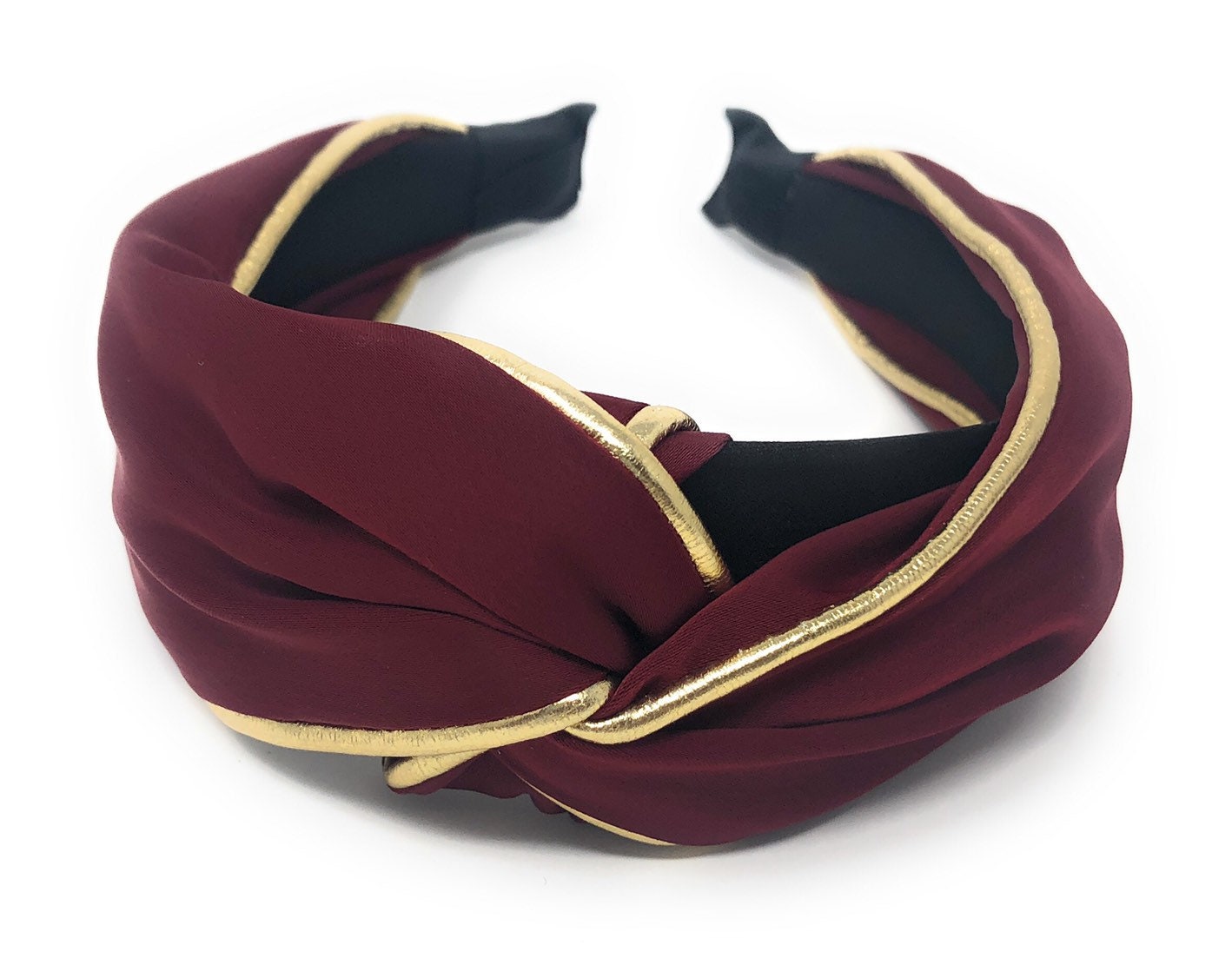 Wide Satin Headband for Girls, Bohemian Turban Retro Headbands, Twiste