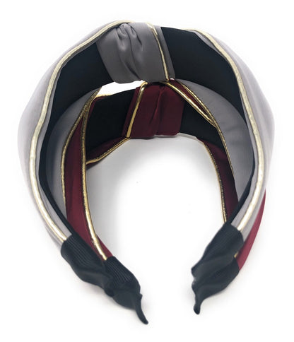 Wide Satin Headband for Girls, Bohemian Turban Retro Headbands, Twiste