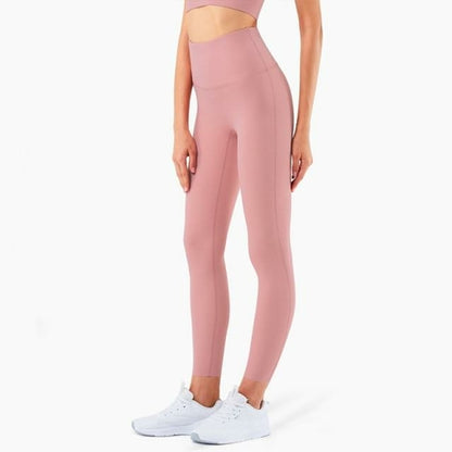 4 Way Stretch Naked Feel Athletic Exercise Gym Leggings Women High