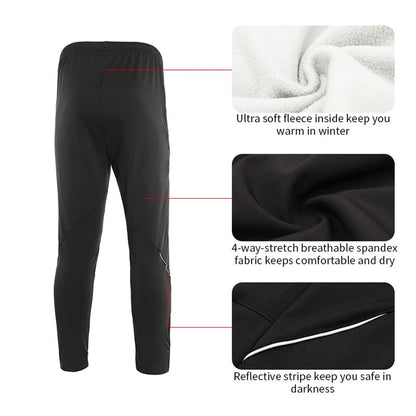 Winter Warm Up Thermal Fleece trousers Multi Sports Running Bike